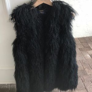 Polo by Ralph Lauren shearling vest NWT